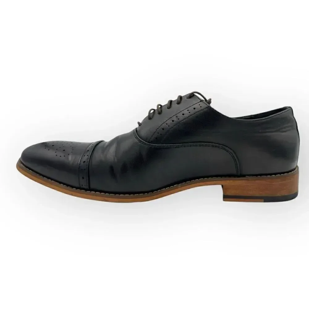 Unlisted By Kenneth Cole Mens Cheer Lace Up B Oxford Shoes Black Size 10.5